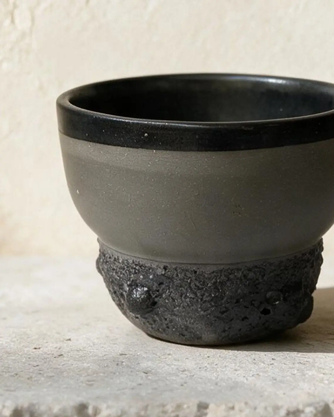 Midnight Bombe Kahve Kupası — Midnight koleksiyonu, stoneware
